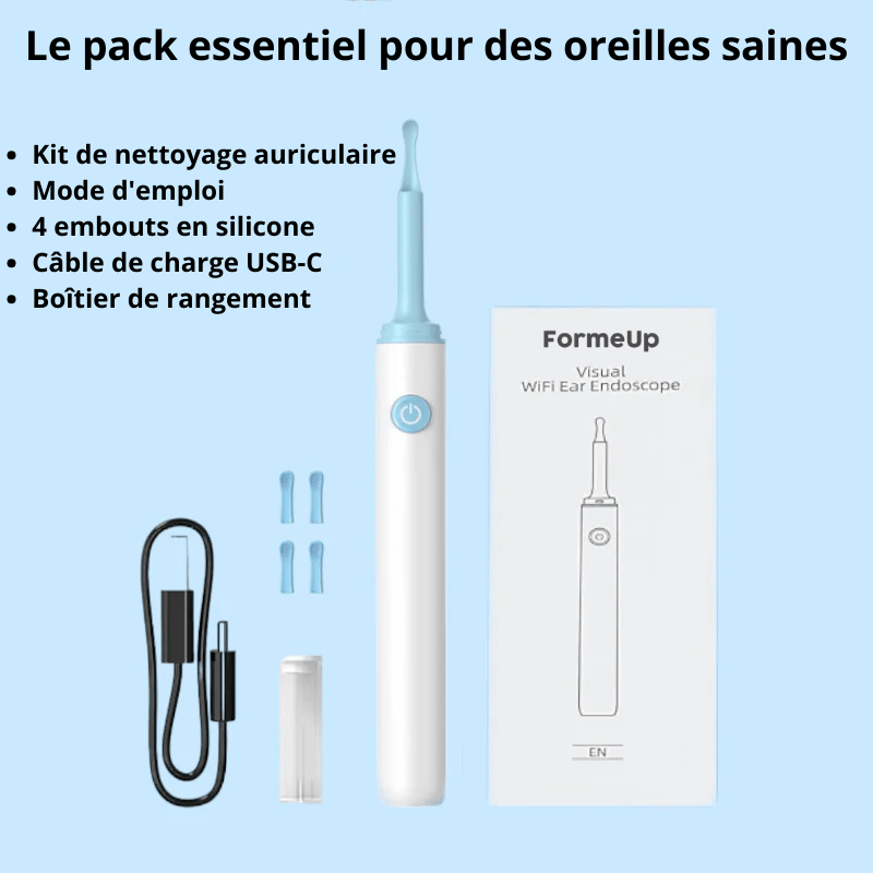 Kit de nettoyage auriculaire caméra HD