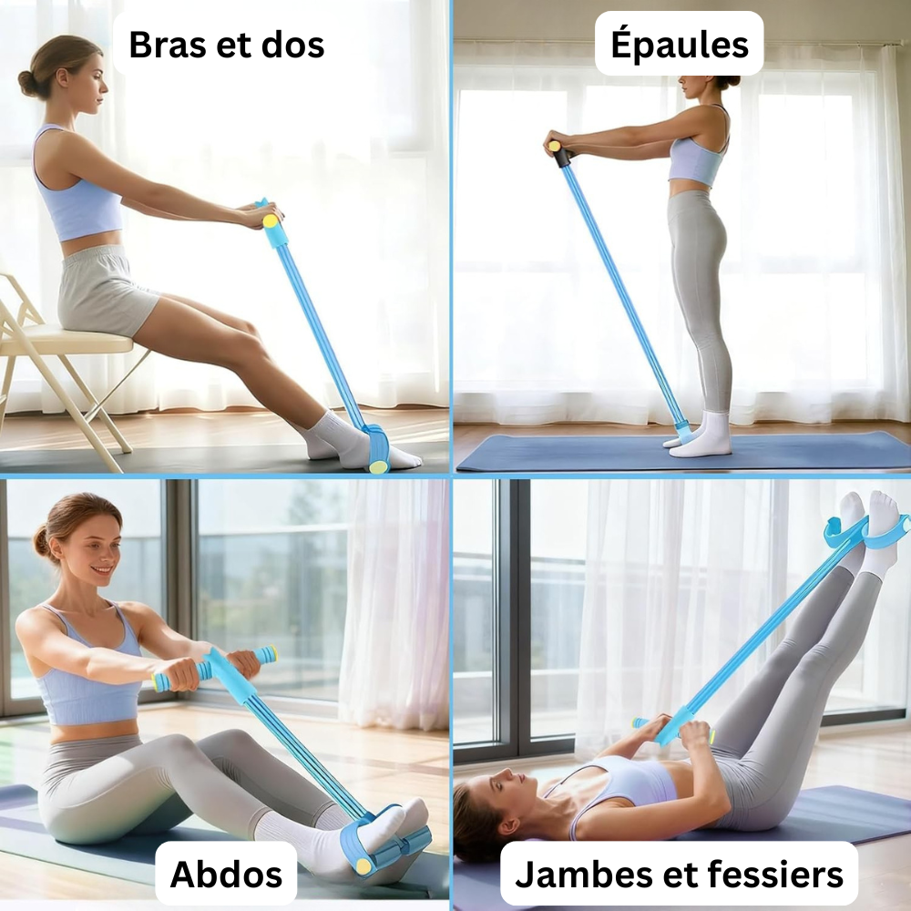 Élastique de Fitness Multifonction – Tonifiez votre corps en quelques minutes par jour