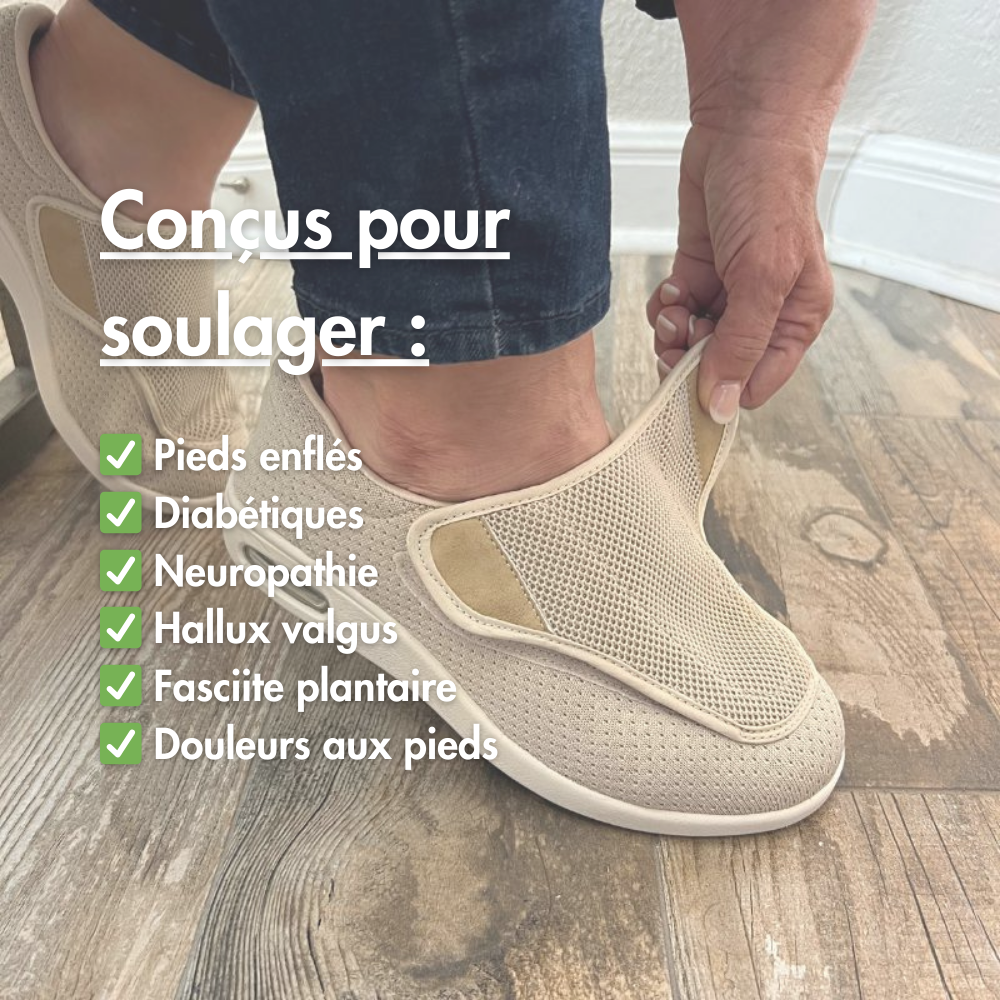 ComfortEase – Chaussures larges et confortables
