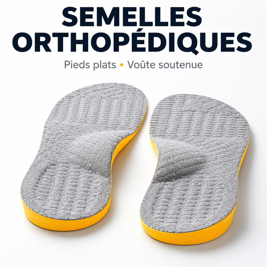 Semelles Orthopédiques – Soutien de Voûte Plantaire & Correction Valgus