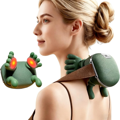 Masseur cervical shiatsu 4D avec chaleur – Relaxation profonde instantanée