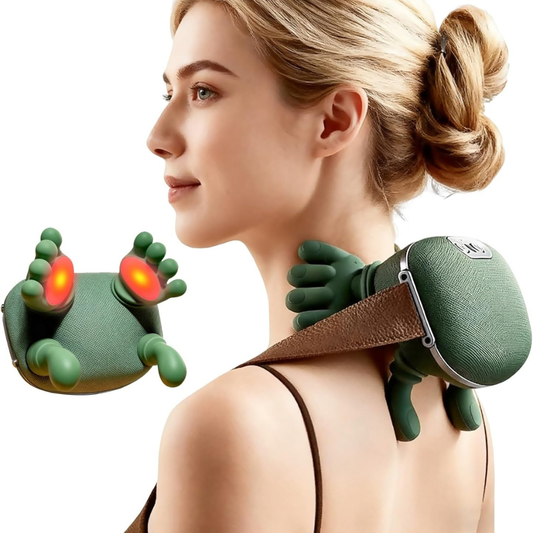 Masseur cervical shiatsu 4D avec chaleur – Relaxation profonde instantanée