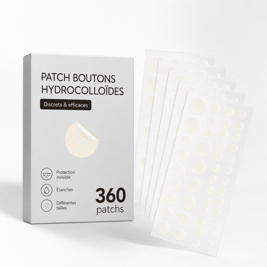 Patchs boutons hydrocolloïdes – 360 pièces