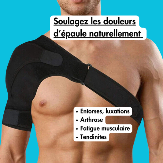 Épaulière de compression ajustable – Soulagez vos douleurs à l’épaule naturellement