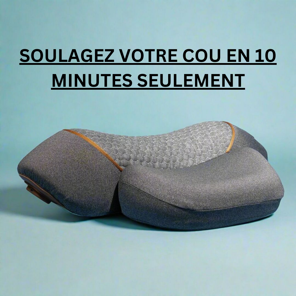 Oreiller massant ergonomique – soulagez vos douleurs cervicales