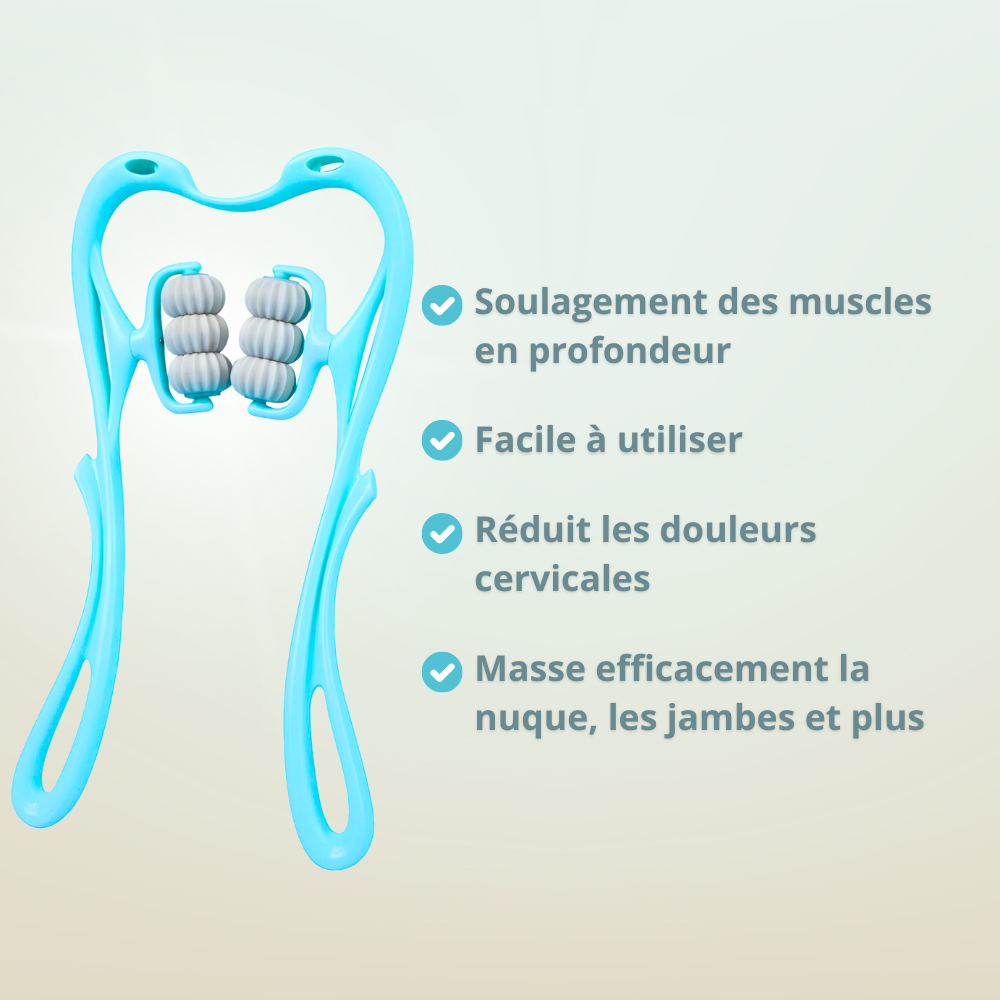 Rouleau de massage du cou et des tissus profonds