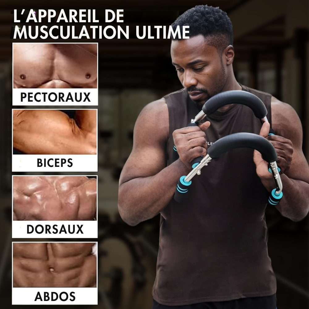 Appareil de musculation multifonctions à résistance réglable