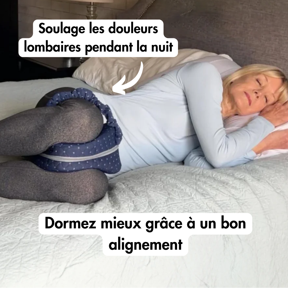 Coussin d’alignement ergonomique pour un sommeil sans douleurs