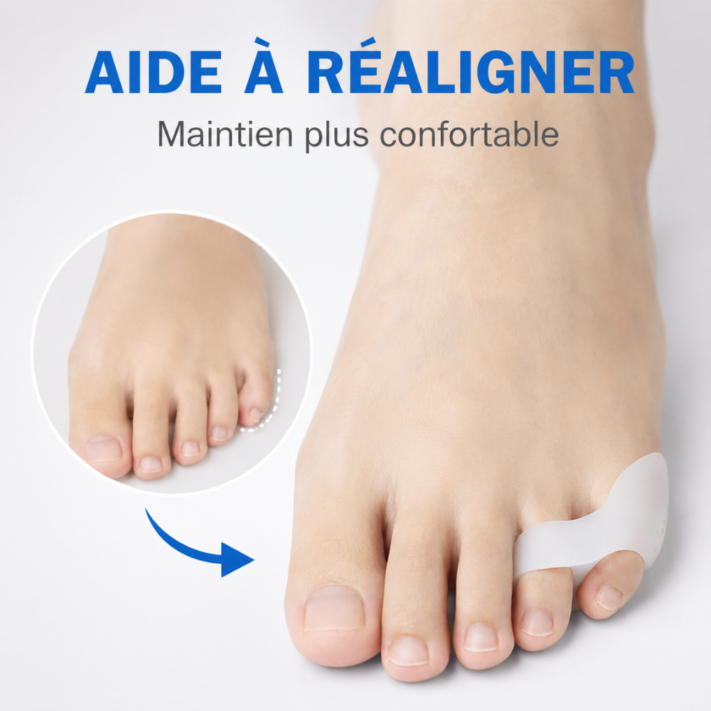 Séparateurs d’Orteils en Silicone