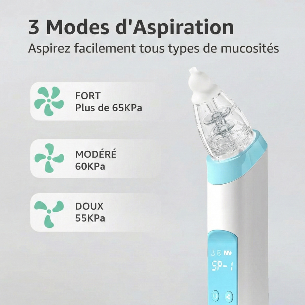 Aspirateur nasal électrique pour bébé