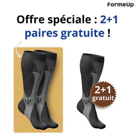 Bas de compression anti-douleur jambes et pieds