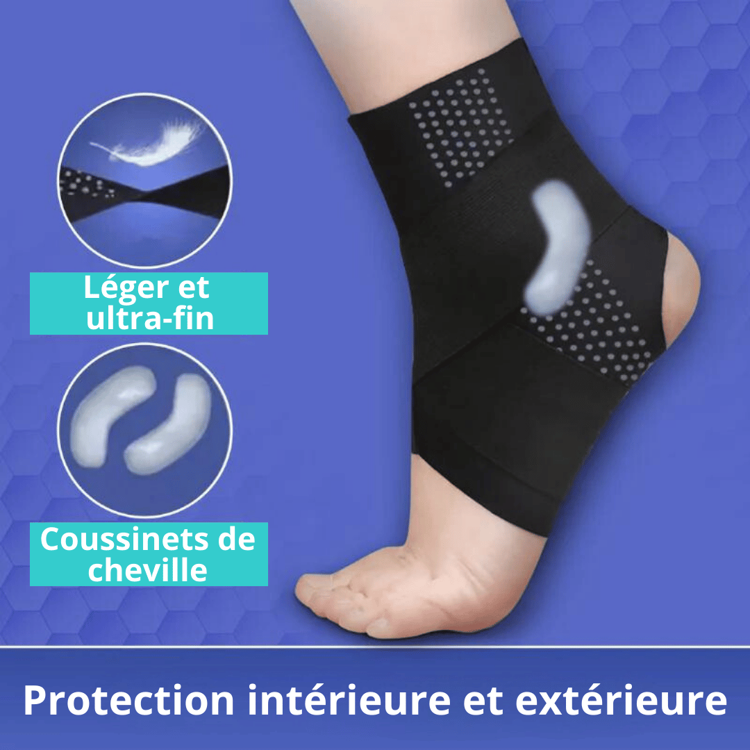 Bandage stabilisateur renforcé pour cheville