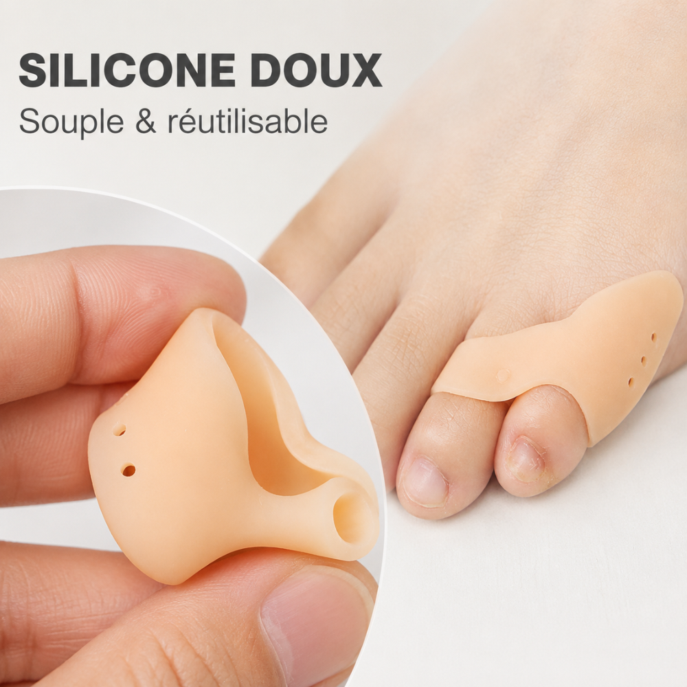 Séparateurs d’Orteils en Silicone