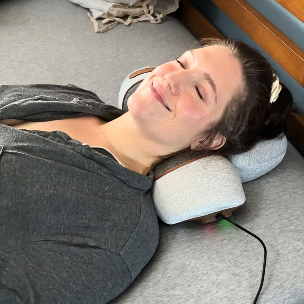 Oreiller massant ergonomique – soulagez vos douleurs cervicales