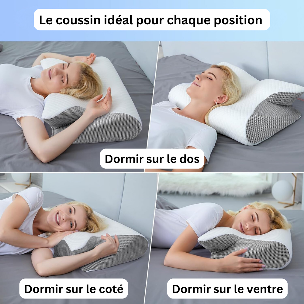 Coussin ergonomique pour le cou et les épaules