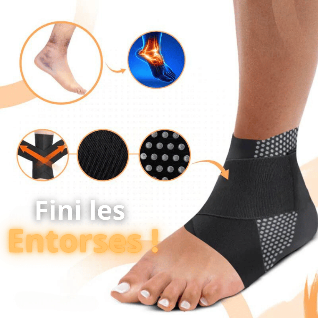 Bandage stabilisateur renforcé pour cheville