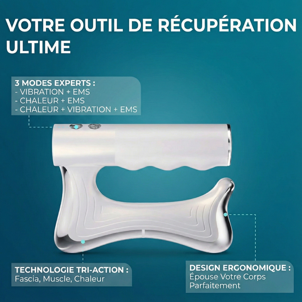 Couteau fascia électrique Pro – Remodelage, drainage et bien-être ciblé