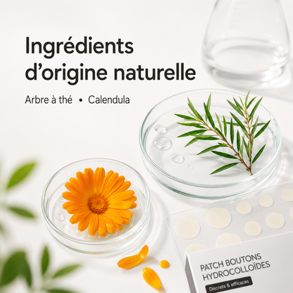 Patchs boutons hydrocolloïdes – 360 pièces