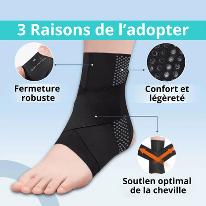 Bandage stabilisateur renforcé pour cheville