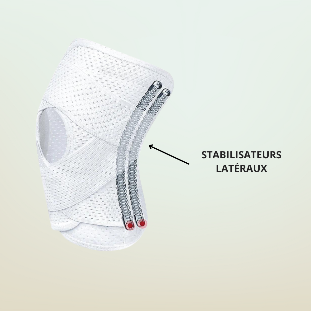 Genouillère avec stabilisateurs latéraux