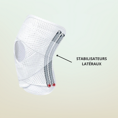 Genouillère avec stabilisateurs latéraux